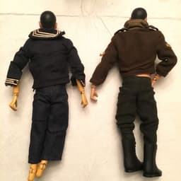 (2) G.I. GI Joe 1960s RARE Vintage Lot of 2 pieces roughly 12" to 14" NR MINT