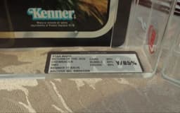 2 x Vintage Starwars ROTJ Kenner Luke Jedi And Chewbacca UKG Graded RARE