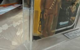 2 x Vintage Starwars ROTJ Kenner Luke Jedi And Chewbacca UKG Graded RARE