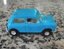70,S VINTAGE EXIN MEXICO MINI COOPER NEON BLUE SCALEXTRIC SLOT F1 CAR EXINMEX