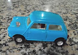 70,S VINTAGE EXIN MEXICO MINI COOPER NEON BLUE SCALEXTRIC SLOT F1 CAR EXINMEX