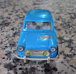 70,S VINTAGE EXIN MEXICO MINI COOPER NEON BLUE SCALEXTRIC SLOT F1 CAR EXINMEX