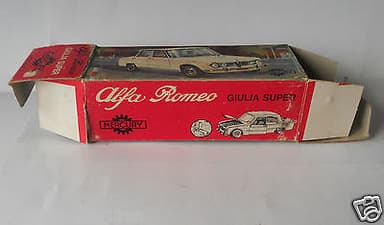 Alfa Romeo Giulia Super Mercury A4 1/43 Diecast Only The Box