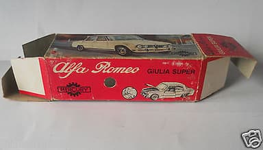 Alfa Romeo Giulia Super Mercury A4 1/43 Diecast Only The Box