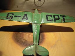 ANTIQUE DINKY TOYS PLANE 60B 1934 MECCANO MADE IN ENGLAND EXTREMLY RARE PREWAR