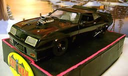 AOSHIMA MAD MAX-1 1973 FORD FALCON BLACK MFP-INTERCEPTOR 1/24 Model Slot Car
