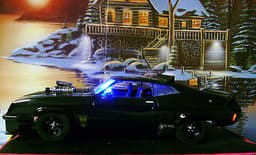 AOSHIMA MAD MAX-1 1973 FORD FALCON BLACK MFP-INTERCEPTOR 1/24 Model Slot Car