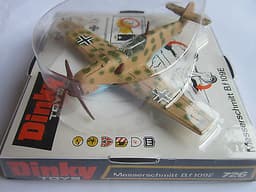 BNIB Vintage diecast motorised Dinky Messerschmitt B.f 109E No. 726 1972/76