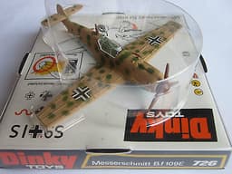 BNIB Vintage diecast motorised Dinky Messerschmitt B.f 109E No. 726 1972/76