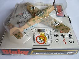 BNIB Vintage diecast motorised Dinky Messerschmitt B.f 109E No. 726 1972/76