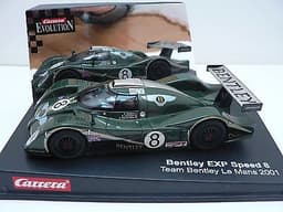 Carrera Evolution 25452 Bentley speed 8, runs on Scalextric 1/32 slot car .