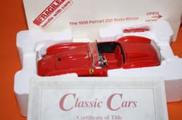 Danbury/Franklin Mint 1958 Ferrari 250 Testa Rossa 1:24 scale diecast car boxed