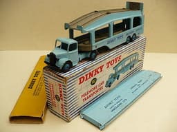 Dinky diecast No.582 & (994 Ramp) Pullmore Car Transporter 1953-54 All Original