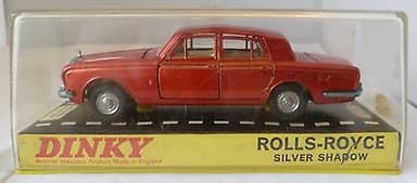 Dinky Toys 158 Rolls Royce Silver Shadow Red Boxed Diecast Model Car