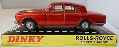 Dinky Toys 158 Rolls Royce Silver Shadow Red Boxed Diecast Model Car