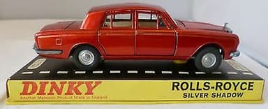 Dinky Toys 158 Rolls Royce Silver Shadow Red Boxed Diecast Model Car