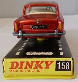 Dinky Toys 158 Rolls Royce Silver Shadow Red Boxed Diecast Model Car