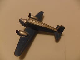 Dinky Toys France aeroplane #61b Potez 56 rare pre war aircraft.