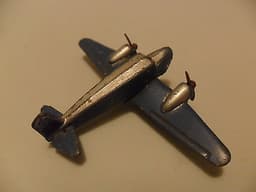Dinky Toys France aeroplane #61b Potez 56 rare pre war aircraft.