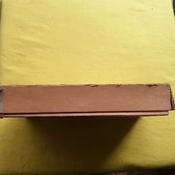 DINKY TOYS PRE WAR # 25 E RARE PINK/ORANGE TRADEBOX 1 SIDE MISSING.VERY RARE !!!