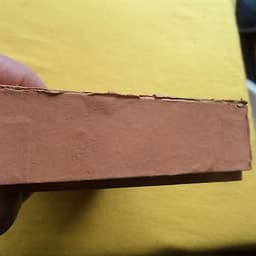 DINKY TOYS PRE WAR # 25 E RARE PINK/ORANGE TRADEBOX 1 SIDE MISSING.VERY RARE !!!