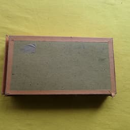 DINKY TOYS PRE WAR # 25 E RARE PINK/ORANGE TRADEBOX 1 SIDE MISSING.VERY RARE !!!