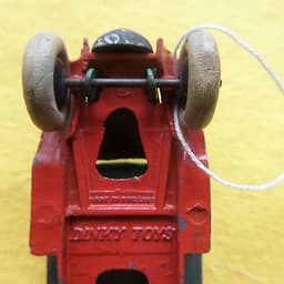 DINKY TOYS PRE WAR # 25 SERIES FLAT TRUCK RED/GREEN.. NO VISIBLE FATIGUE..RARE