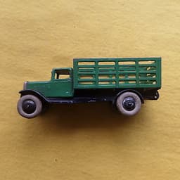 DINKY TOYS PRE WAR #25 SERIES MARKET GARDENERS 1ST TYPE GREEN/BLACK NO FATIGUE