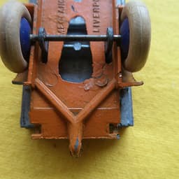 DINKY TOYS PRE WAR # 25 SERIES ORANGE/BLUE LORRY SOME FATIGUE... 25 FOR SALE