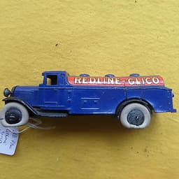 DINKY TOYS PRE WAR # 25 SERIES REDLINE GLICO TANKER HAS USUAL FATIGUE VERY RARE