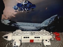 Dinky White Diecast Eagle Transporter – Space 1999 359 1975-79 Meccano+Repro box