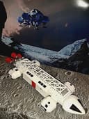 Dinky White Diecast Eagle Transporter – Space 1999 359 1975-79 Meccano+Repro box