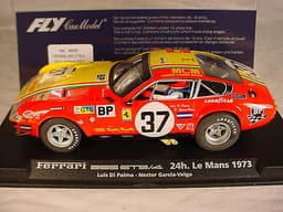 Fly Ferrari 365 GTB A652 #37 Le Mans 1973 MB, 1/32 slot car
