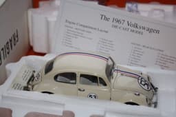 Franklin/Danbury Mint 1967 Volkswagen Herbie code 3 1:24 scale diecast car boxed