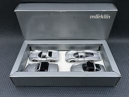 Marklin 1:43 Porsche Museum Silver Four Car Diecast Set inc 907, 910, 911T & 914