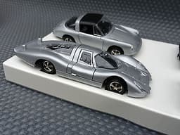 Marklin 1:43 Porsche Museum Silver Four Car Diecast Set inc 907, 910, 911T & 914