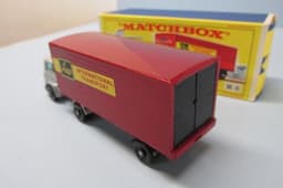 Matchbox Major Pack 2B Bedford Cab & Trailer Orange & Maroon / “Lep" Decals