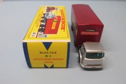 Matchbox Major Pack 2B Bedford Cab & Trailer Orange & Maroon / “Lep" Decals