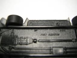 Matchbox Superfast Lesney SF9 Fiat Abarth- early base casting, black grille