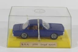 MEBETOYS/MATTEL BMW 2000 CS 1/43 SCALE VTG DIECAST MIB,DINKY,POLITOYS,CORGI