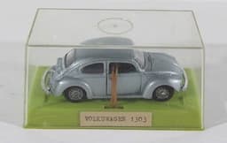 MEBETOYS/MATTEL VW BEETLE 1303 1/43 SCALE VTG DIECAST MIB,DINKY,POLITOYS,CORGI