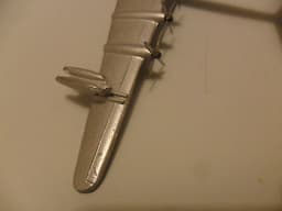 Mercury aeroplane Convair RB 36E art 416 diecast like Dinky aircraft, rare.