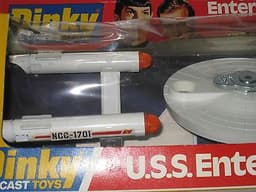 MIB 1977 Dinky Die Cast 358 Star Trek U.S.S. Enterprise