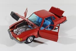 NACORAL S.A. MERCEDES BENZ 350 SL 1/24 SCALE VTG DIECAST,POLITOYS,BURAGO