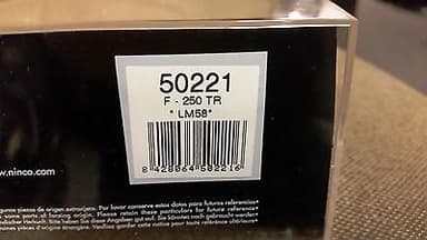 Ninco Classic Ferrari Testarossa 250 Le Mans #58 Slot Car 50221 Scalextric