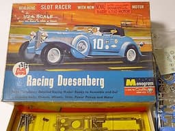 OLD Monogram "Racing Duesenberg" SLOT CAR KIT 1/24