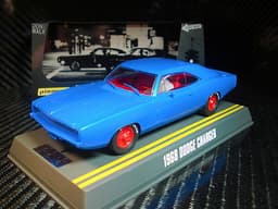 PIONEER SLOT CAR J-CODE SPECIAL 1968 DODGE CHARGER R/T \'TRUE BLUE\' TOOL TEST
