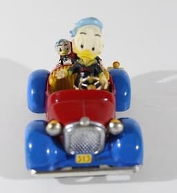 POLITOYS/POLISTIL DISNEY "DONALD DUCK 313" VTG DIECAST MODEL,MEBETOYS,BURAGO