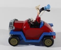 POLITOYS/POLISTIL DISNEY \"GOOFY\'S CAR\" VTG DIECAST MODEL,MEBETOYS,BURAGO