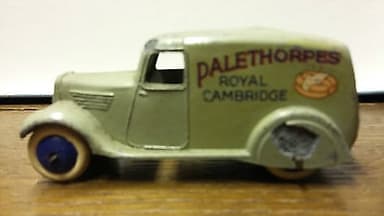 PRE WAR DINKY TOYS, MECCANO - PALETHORPES ROYAL CAMBRIDGE SAUSAGE VAN. RB